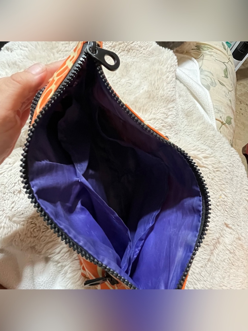 Orange Geometric Makeup Organizer Pouch
02-21 - Picture 5 of 7